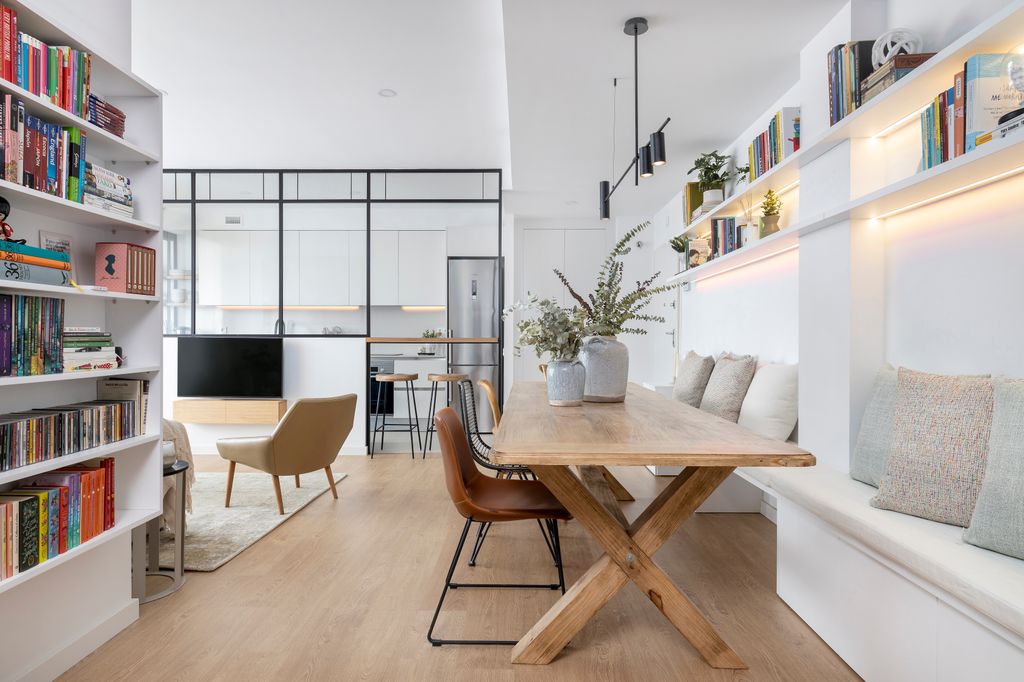 Espacio polivalente, una zona de día abierta de múltiples usos