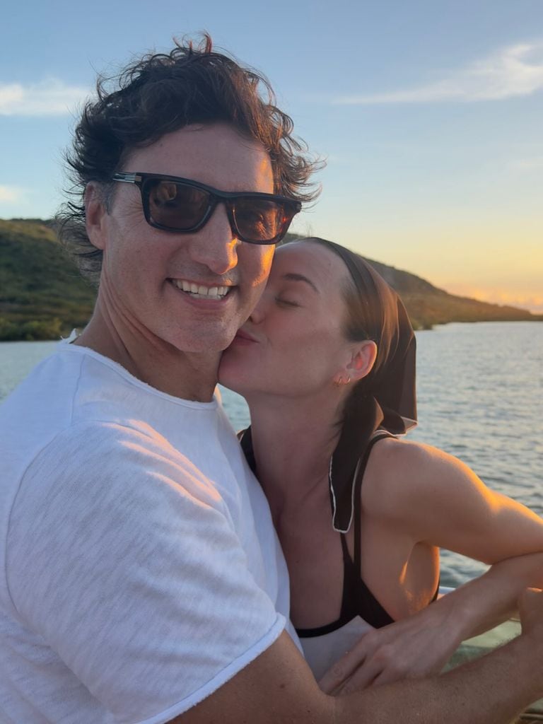 Justin Trudeau y Katy Perry derrocharon miel con esta romántica postal juntos.