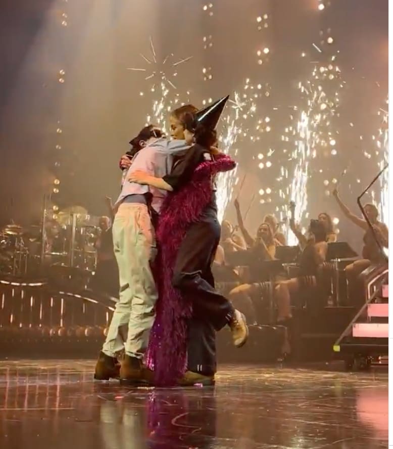 Jennifer Lopez vivió un emotivo momento junto a sus hijos en Las Vegas