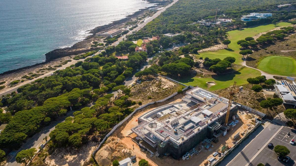 La nueva casa de CR7 en Portugal, en construcción.