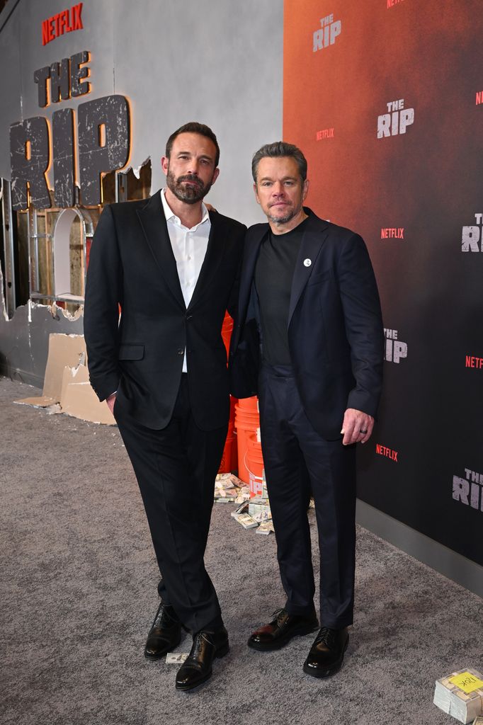 Ben Affleck y Matt Damon estrenan 'The Rip' en Nueva York