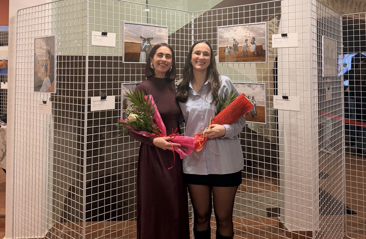 Rita Gómez y Noelia Romero presumen de La Mancha en una exposición que reivindica las raíces y la identidad churriega