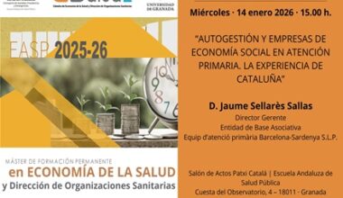 Conferencia cátedra esalud2 | Escuela Andaluza de Salud Pública