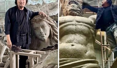 El Puerto de Málaga defiende la esculturas gigantes pero aclara que será una «exposición temporal»