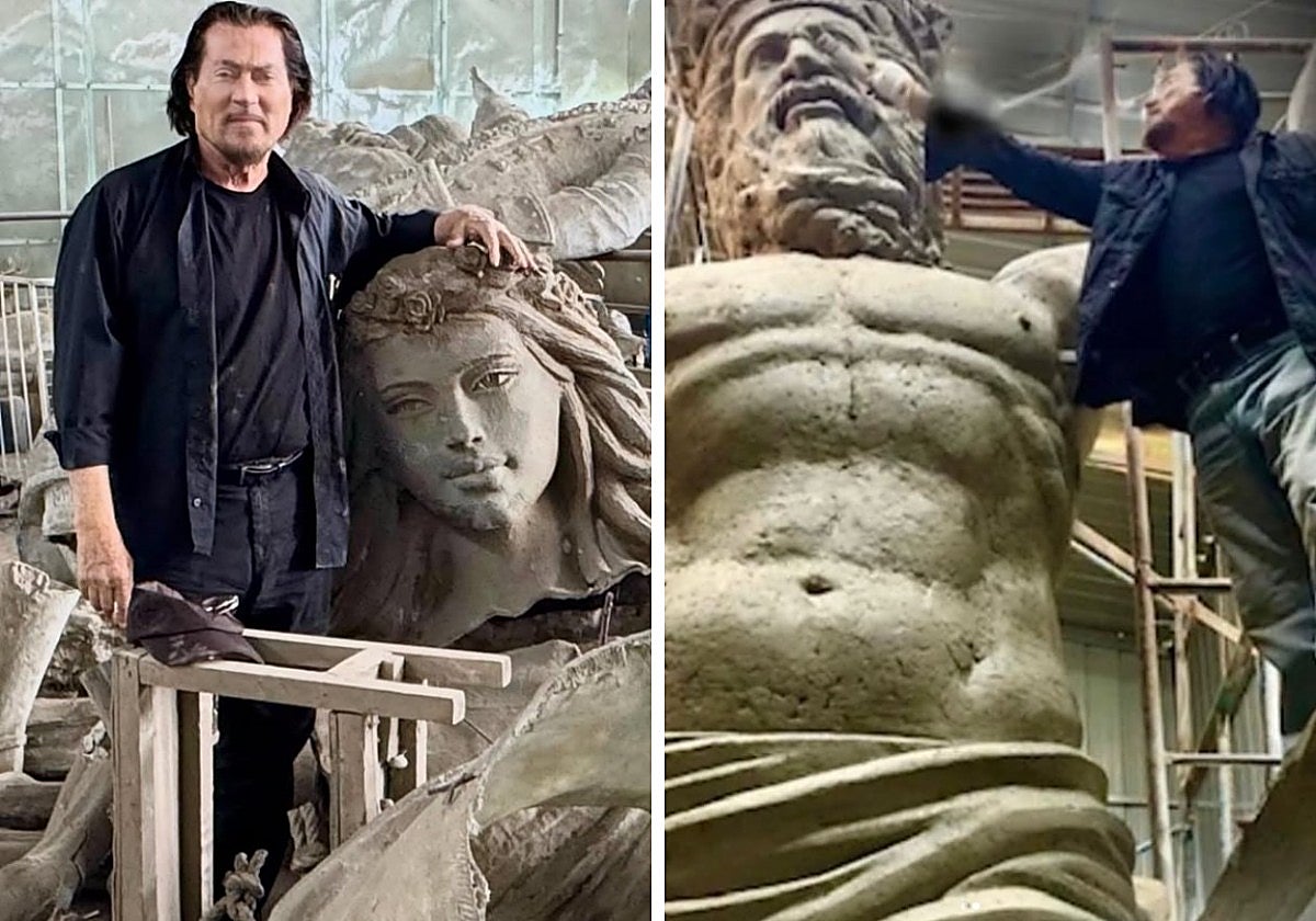 El Puerto de Málaga defiende la esculturas gigantes pero aclara que será una «exposición temporal»