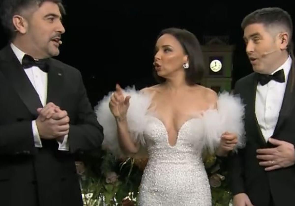 Chenoa y Estopa aciertan en TVE y felicitan el año en euskera