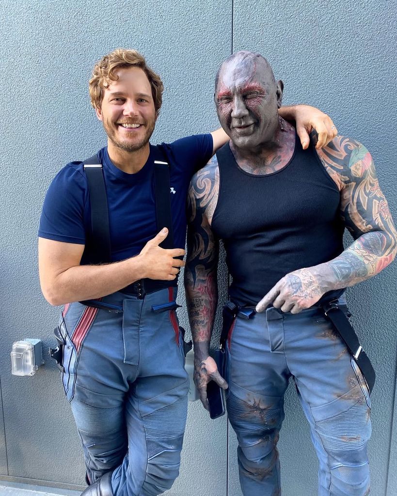 Durante el rodaje de 'Guardianes de la Galaxia'