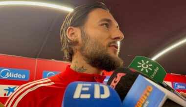 Gudelj explica la larga charla de Almeyda en el vestuario y deja abierto su futuro: "Acabar el año en el Sevilla o seguir"