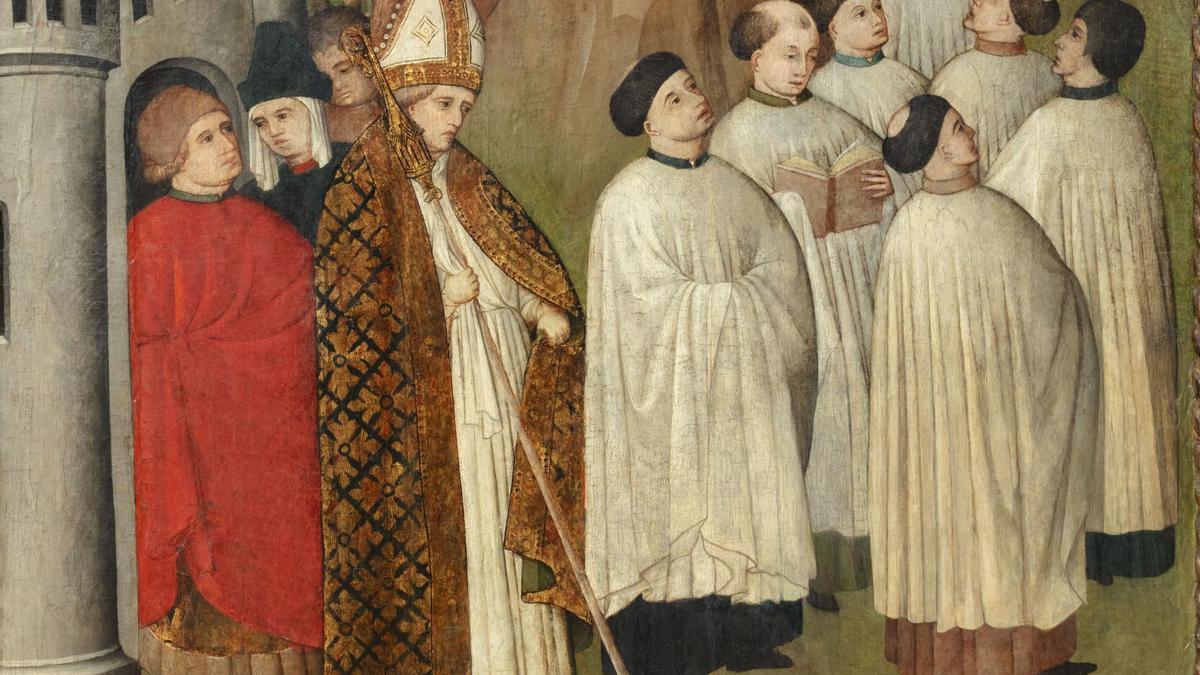 Parte de la pintura gótica que perteneció a Villalpando y que ha sido localizada por la Fundación ZamorArte.