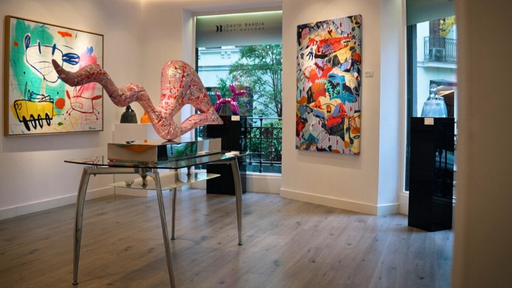 Galería de María Porto en la calle Villanueva de Madrid. (Foto: Jesús Olmedo)