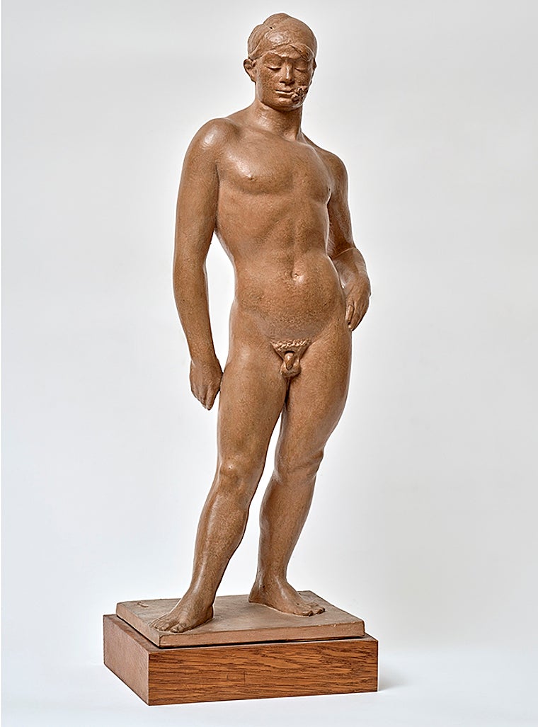 'L'Aragonais ou Jeune homme à la marguerite' (1927), de Pablo Gargallo