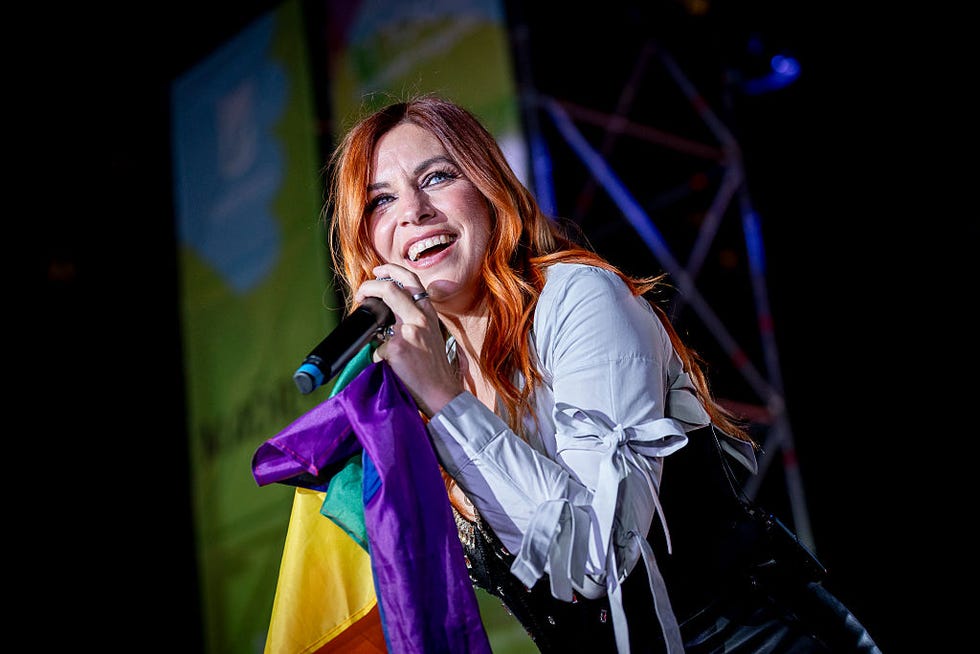 madrid, spain july 05: leire martinez during the 18th mr gay spain final gala, held during mado 2025 (madrid pride), at plaza de españa, on april 4, 2025, in madrid, spain. the 18th mr gay spain 2025 final gala is 18 years old and celebrates with the pride experience show. the jury evaluates the candidates for their charisma on stage and for the social message they make visible. this year the finalists of mr. gay spain have stories that move consciences. thus, they have been presented from a russian refugee, exiled for his sexual orientation, current mr. gay international, to a military corporal who fights against lgtbphobia in the army (mr. gay comunitat valenciana). (photo by a. perez meca/europa press via getty images)