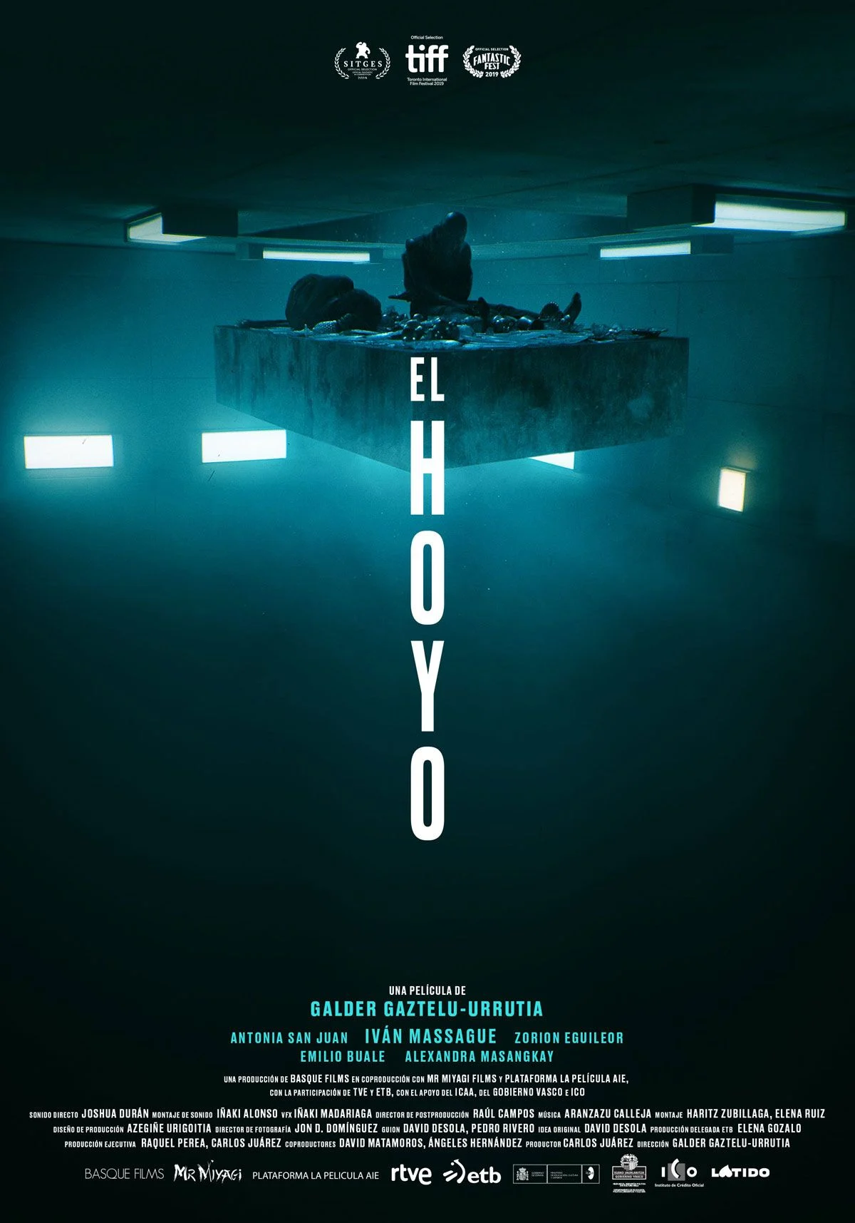 Suceso internacional. La película El hoyo se convirtió en un fenómeno mundial. 