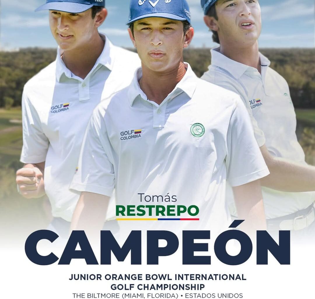 Tomás Restrepo, el manizalita de 17 años que ganó el Junior Orange Bowl de Golf en Estados Unidos