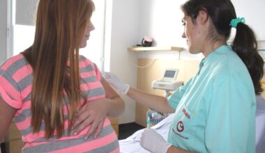 Vacunación contra la tosferina en embarazadas