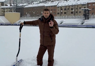 Piqué pide ayuda públicamente para retirar la nieve y poder disputar el Andorra - Cultural