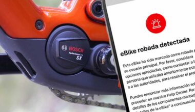 Las eBikes robadas podrán marcarse en la app de Bosch y quedar bloqueadas en todo su ecosistema