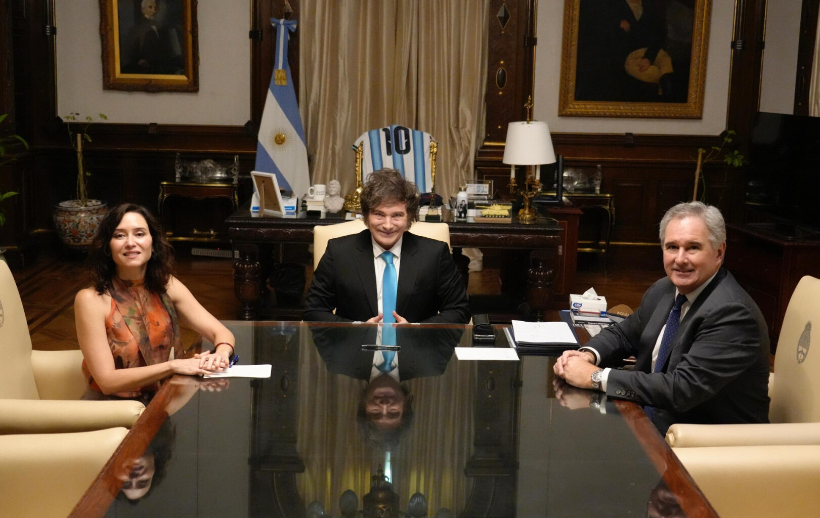 El Presidente Milei recibió a la Presidente de la Comunidad de Madrid, Isabel Díaz Ayuso - Argentina.gob.ar