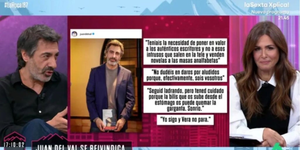 La Roca: Juan del Val responde sin filtros a Jordi Évole por su «despectivo» ataque: «Estoy en mi derecho»