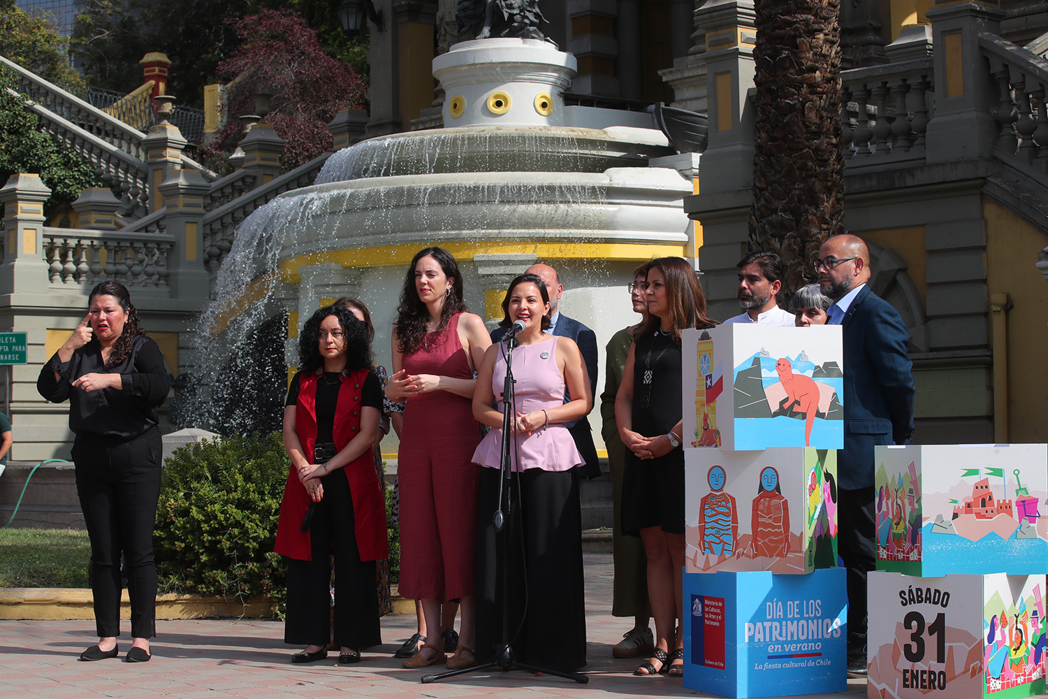 lanzamiento del Día de los Patrimonios en verano