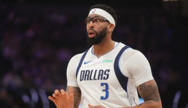 Anthony Davis, durante un partido con los Dallas Mavericks.