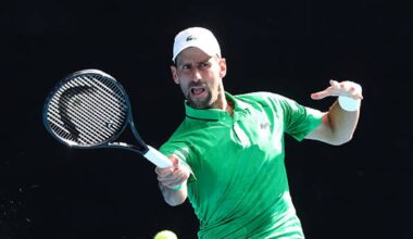 Novak Djokovic gana a Tiafoe en Open de Australia 2026. Foto: gettyimages