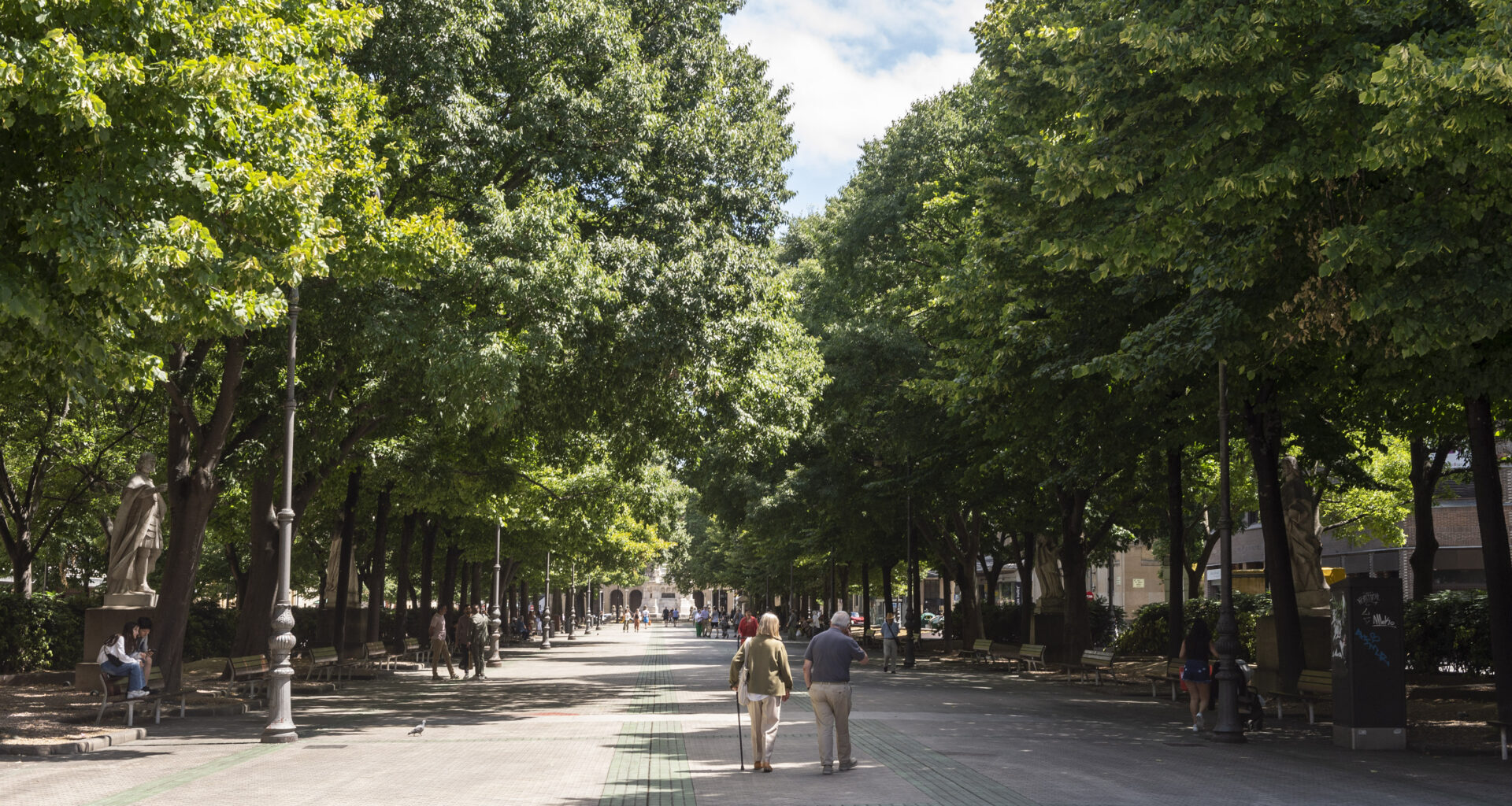 El miércoles comenzarán las labores de vallado y acopio de materiales y maquinaria para las obras de reurbanización del paseo de Sarasate