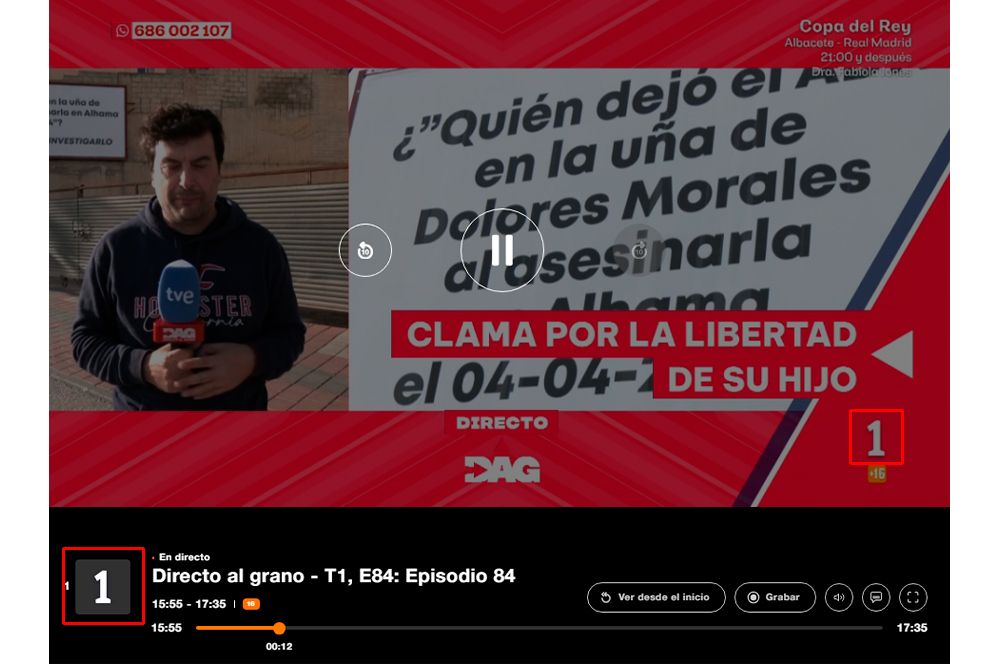 Orange TV emisión La 1