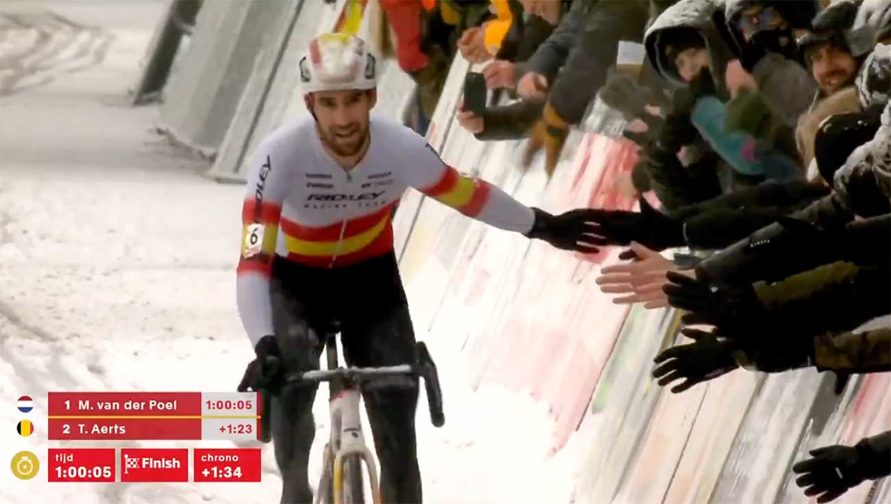 Felipe Orts sube al podio de una carrera extrema que se lleva Van der Poel - ESMTB.com