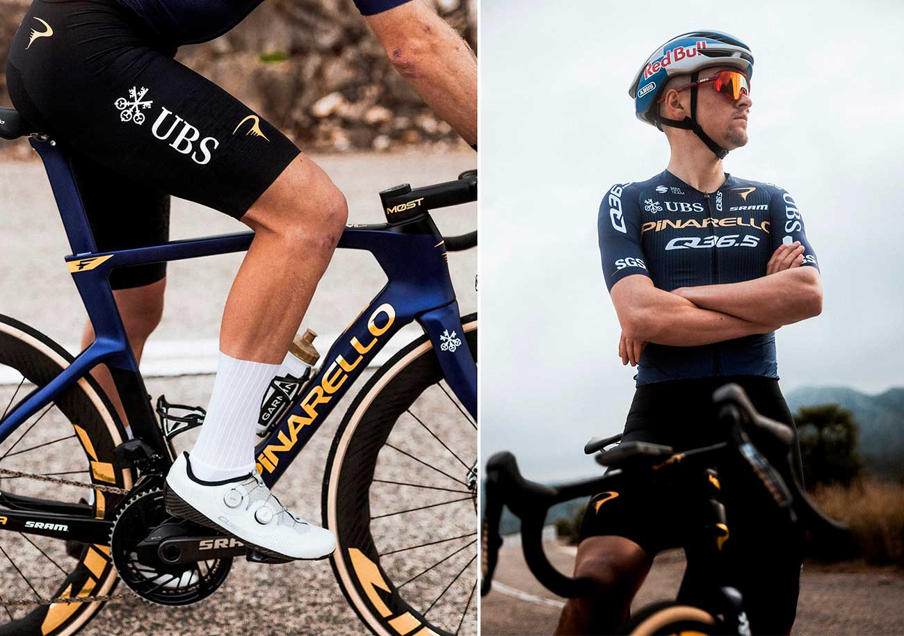 Pinarello-Q36.5 Pro Cycling Team presenta su nueva imagen con Pidcock al frente - ESMTB.com