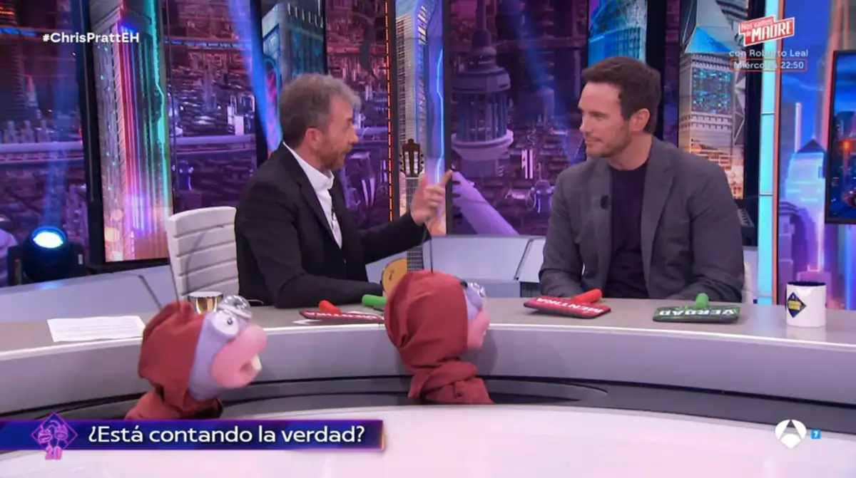 Pablo Motos y Chris Pratt