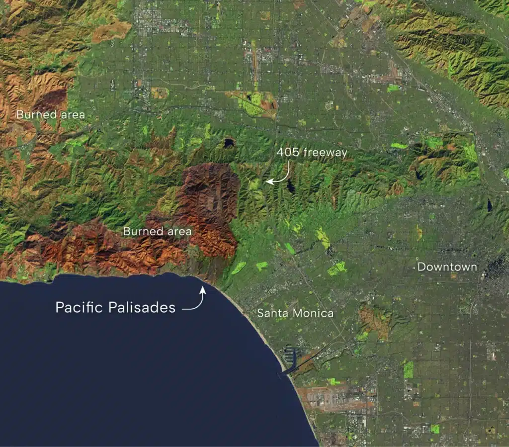 Observatorio de la Tierra de la NASA/Lauren Dauphin, utilizando datos Landsat del Servicio Geológico de los Estados Unidos.