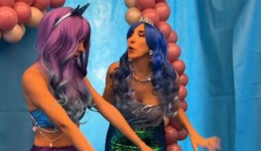 Paz Padilla transforma su casa en el escenario de la Sirenita por el Día de Reyes