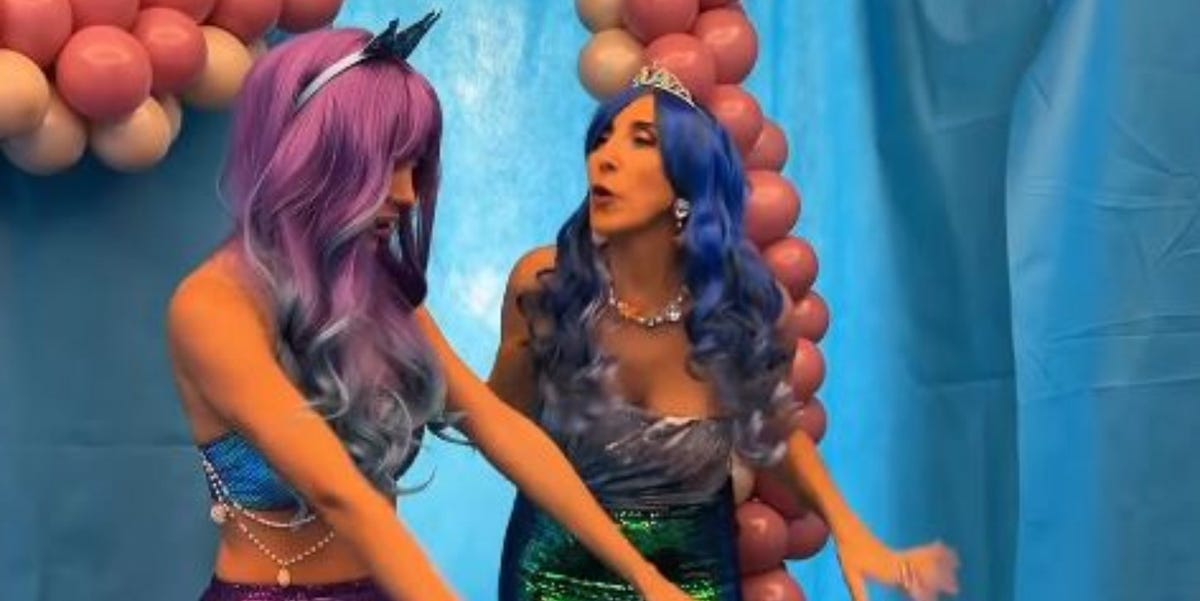 Paz Padilla transforma su casa en el escenario de la Sirenita por el Día de Reyes