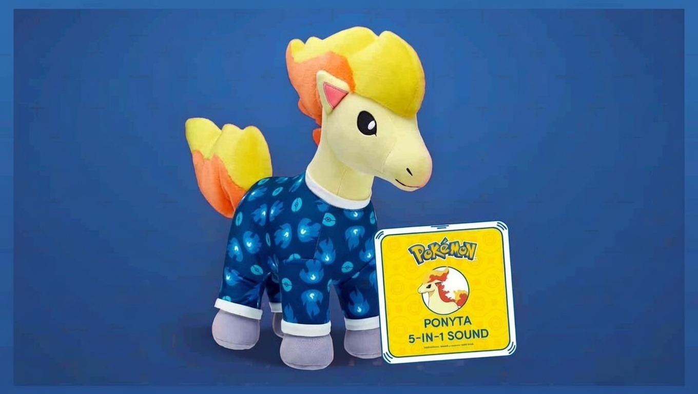 Ponyta se une a la gama de peluches Pokémon de Build-A-Bear