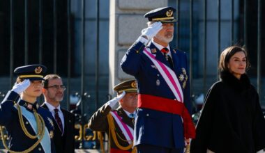Los reyes y la princesa Leonor presiden la Pascua Militar con un Sánchez ausente por una reunión en París