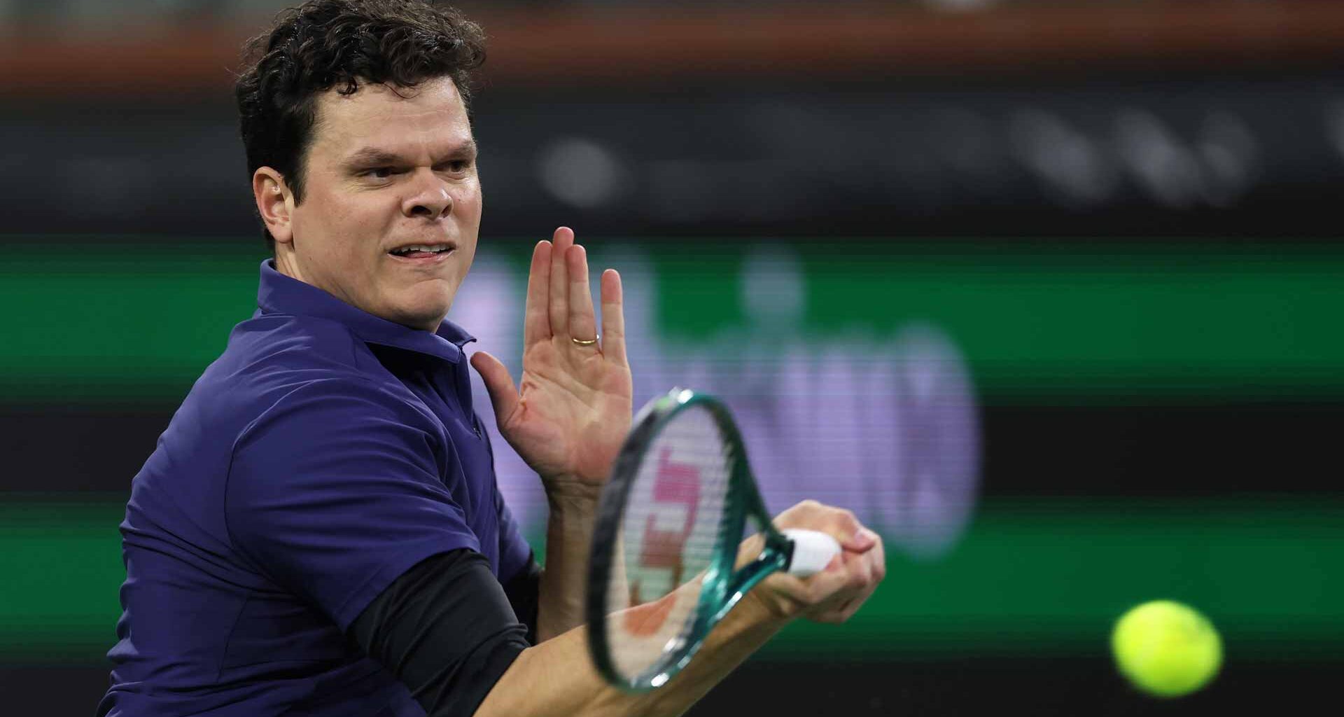 Milos Raonic ganó 383 partidos en el ATP Tour, y conectó 8,445 aces con su brutal saque.
