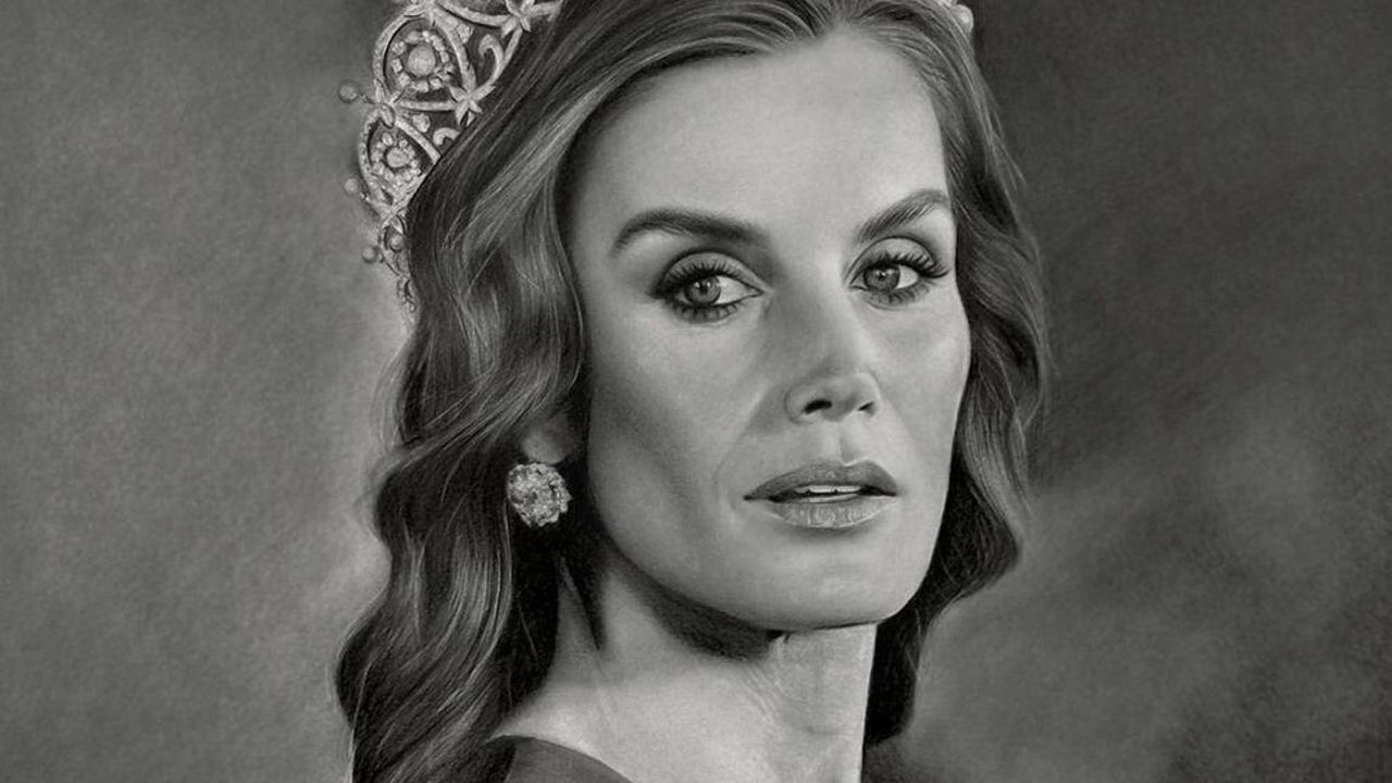 el retrato de Doña Letizia que huye del hieratismo