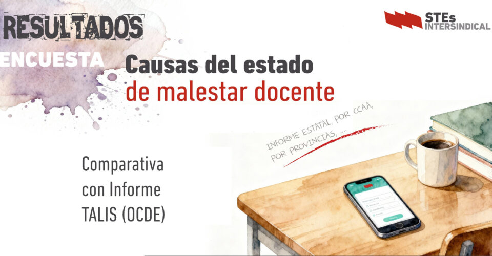 Resultados de la encuesta realizada por STEs-i. – Sindicato de Trabajadores y Trabajadoras de la Enseñaza de Castilla la Mancha