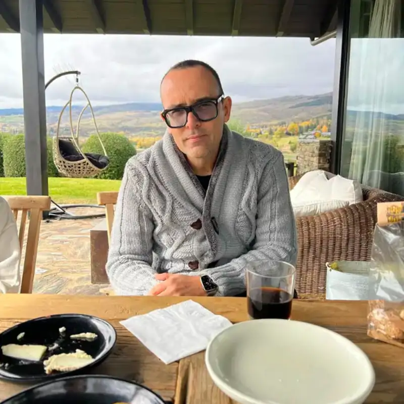 Risto Mejide en su refugio de la montaña