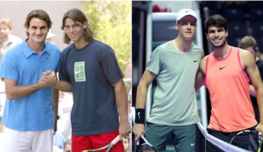 así lo hicieron Nadal, Federer y Sinner