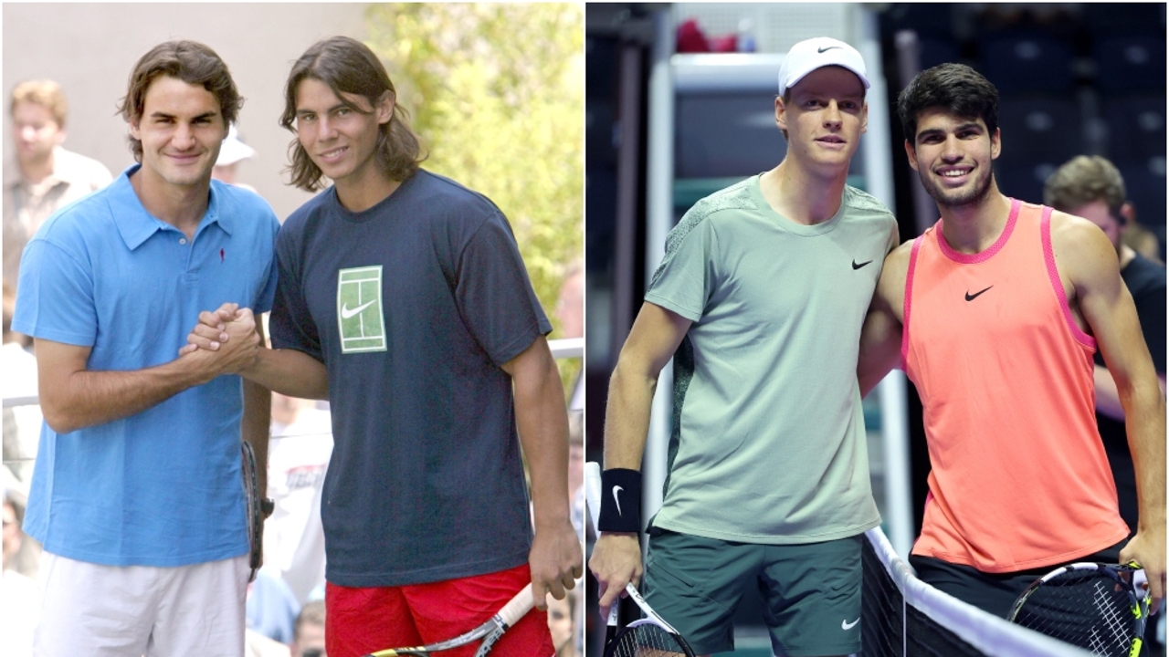 así lo hicieron Nadal, Federer y Sinner