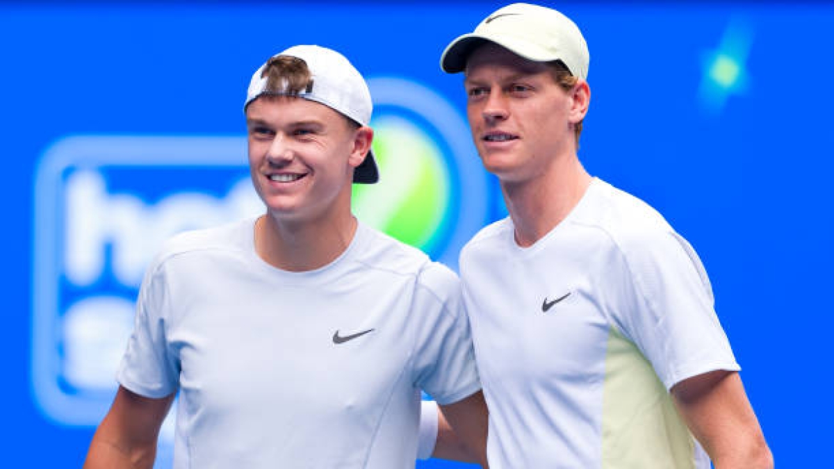 Rune habla de Sinner. Foto: gettyimages