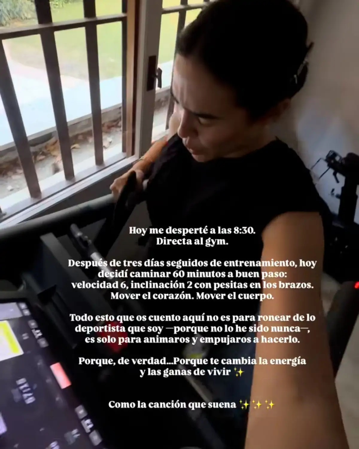 Rutina de Vicky Martín Berrocal