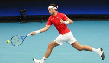 Casper Ruud terminó la United Cup la pasada semana con un récord de 1-1.