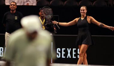 Sabalenka empieza a arrepentirse de la pantomima de la 'batalla de los sexos'