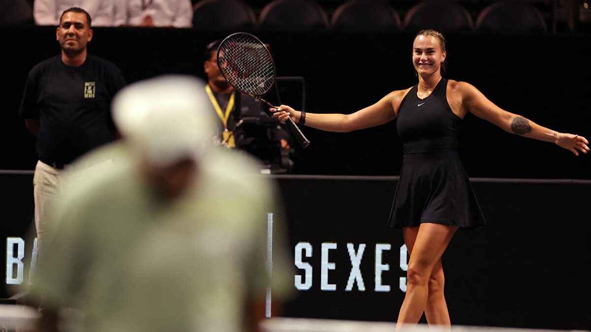 Sabalenka empieza a arrepentirse de la pantomima de la 'batalla de los sexos'