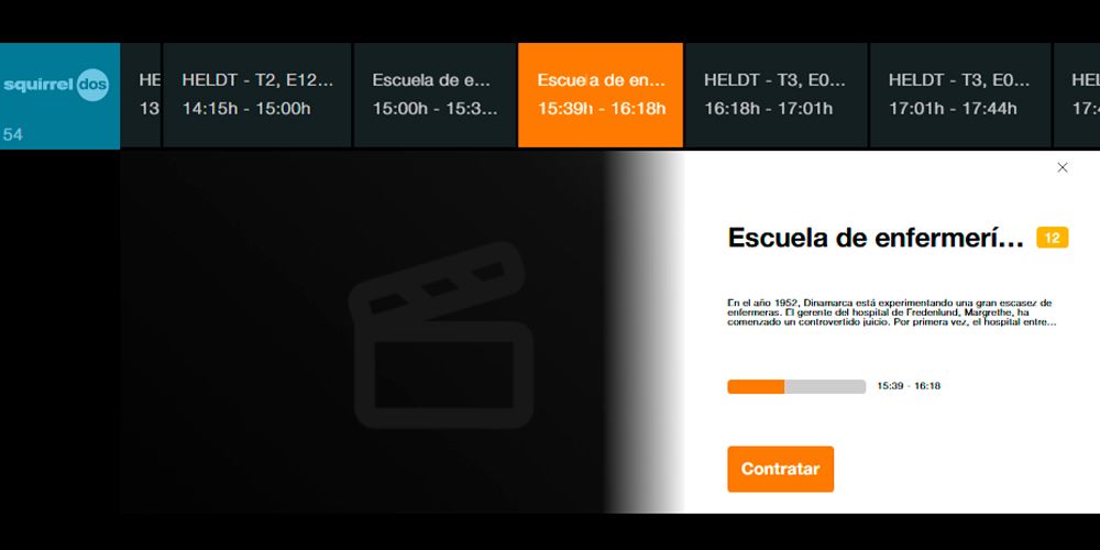 Squirrel Dos en Orange TV