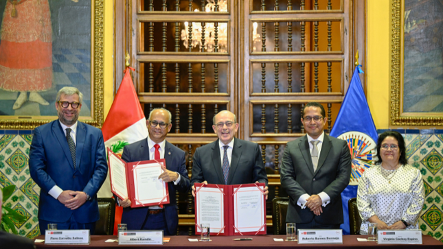 Tu voto cruza fronteras: Perú y OEA sellan acuerdo para garantizar un proceso electoral eficiente y transparente - Noticias - Ministerio de Relaciones Exteriores