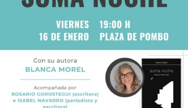 Presentación de "Suma noche", de Blanca Morel